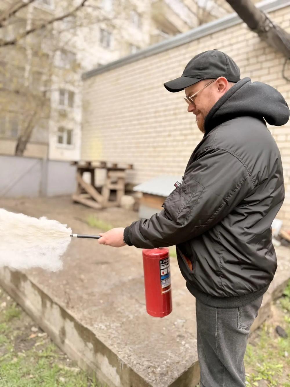 Противопожарная тренировка