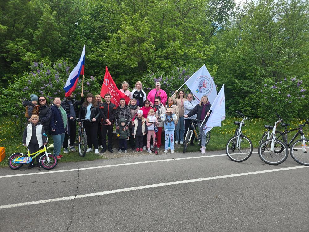 Тамбовский областной кожно-венерологический клинический диспансер провел акцию «Велопробег «Спасибо за Победу!»